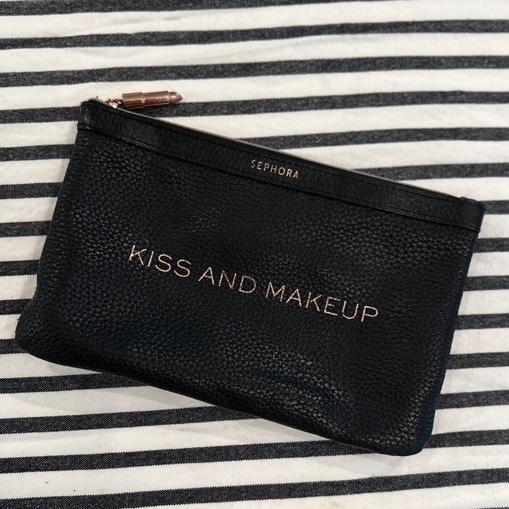 Sephora Kiss and Makeup clutch